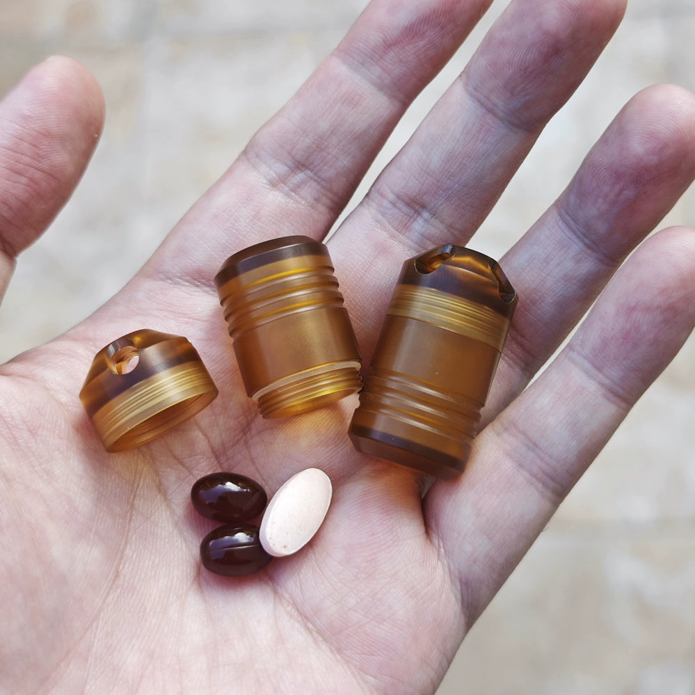 ULTEM Titanium Waterproof Pill Bottle