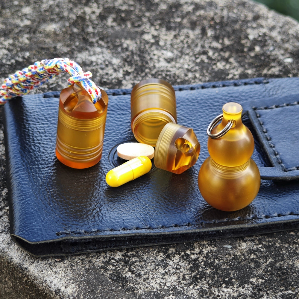 ULTEM Titanium Waterproof Pill Bottle