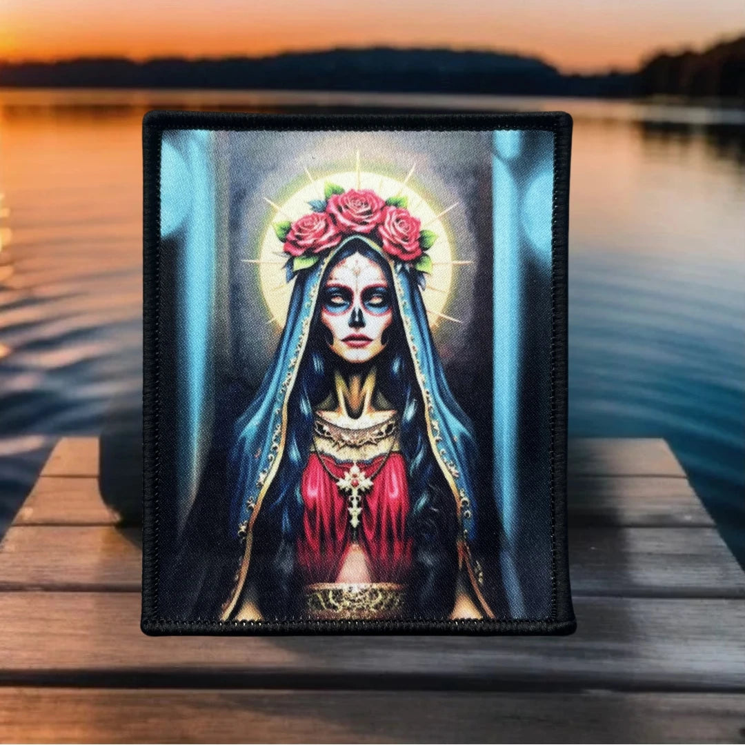 Santa Muerte Printed Patches