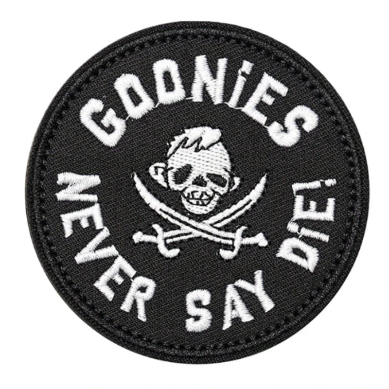 GOONIES NEVER SAY DIE Funny Meme Patch