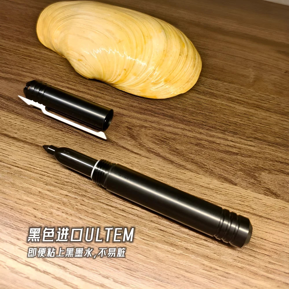 EDC Ultem Imported PEI Titanium Alloy Pen With Collection Writing Multi-functional Portable Outdoor EDC Tools