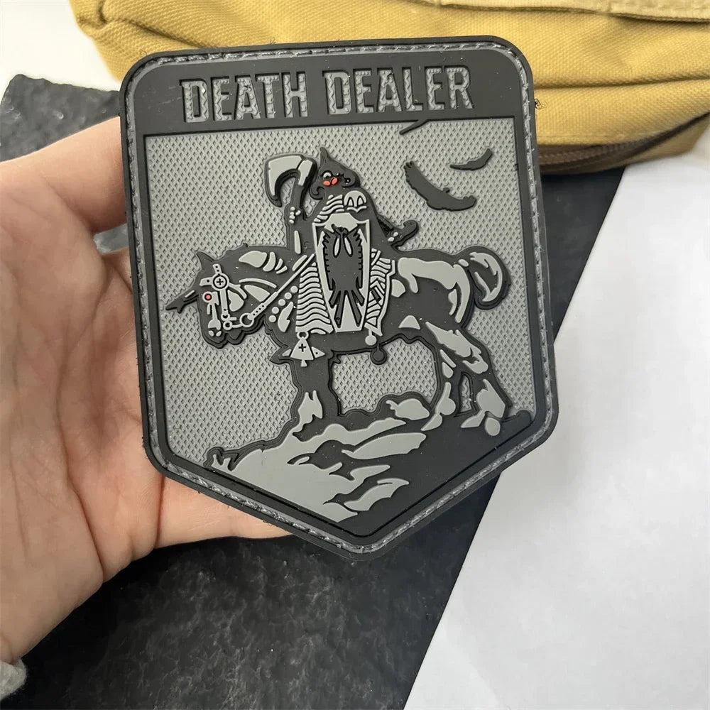 Death Dealer 3D PVC Hook and Loop Patches