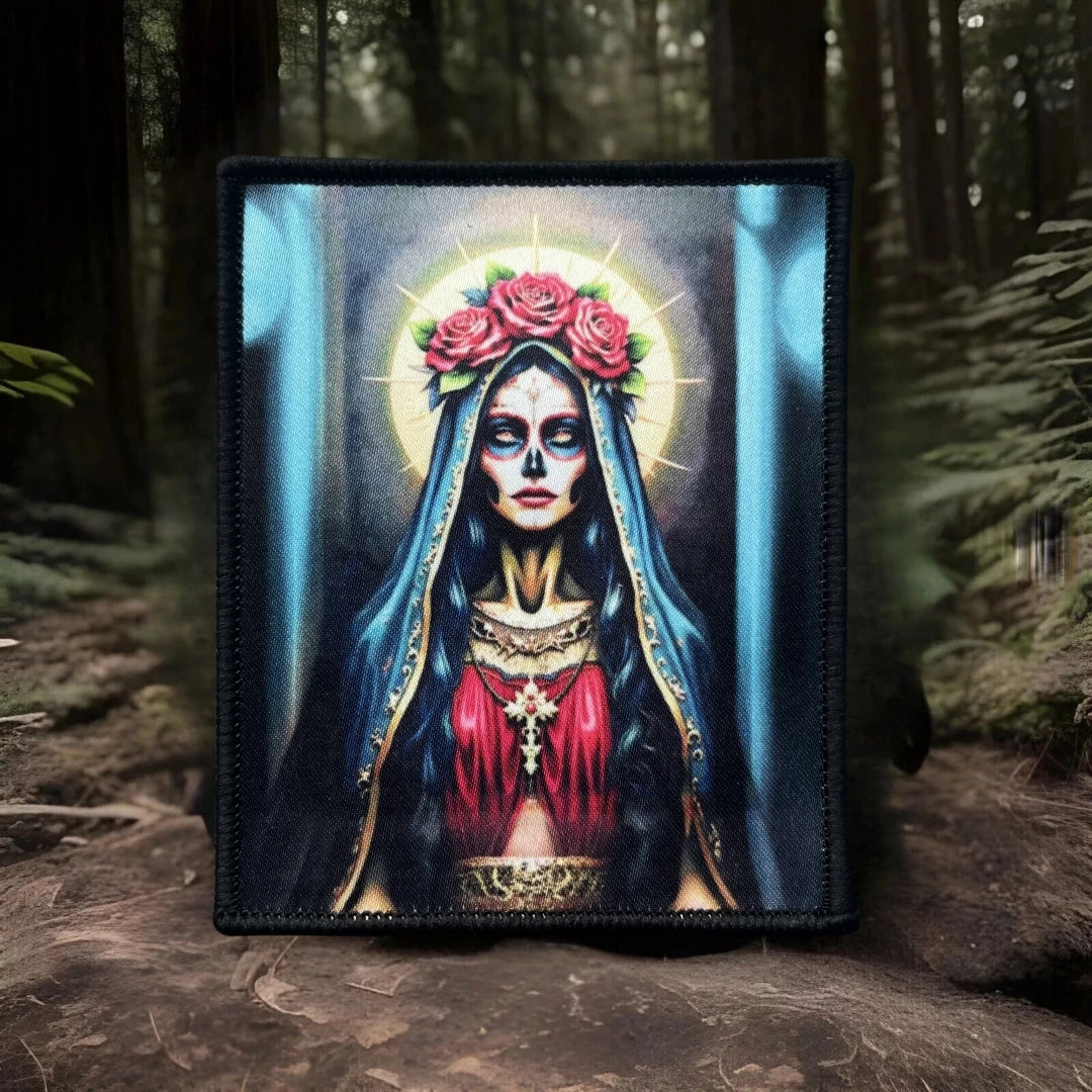 Santa Muerte Printed Patches