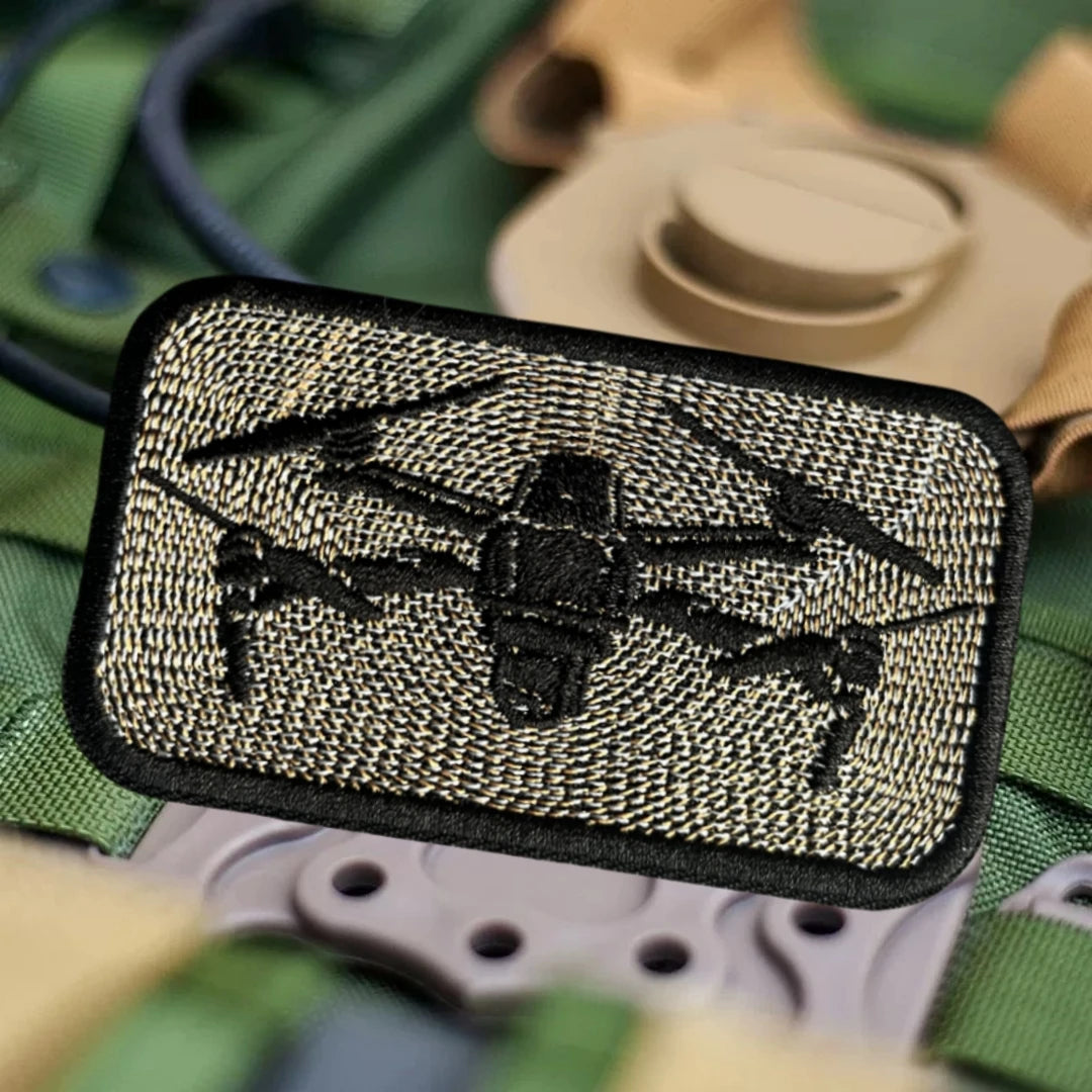 Drones Morale Tactical Patch Military Army Armband UAV Embroidered Hook and Loop Patches