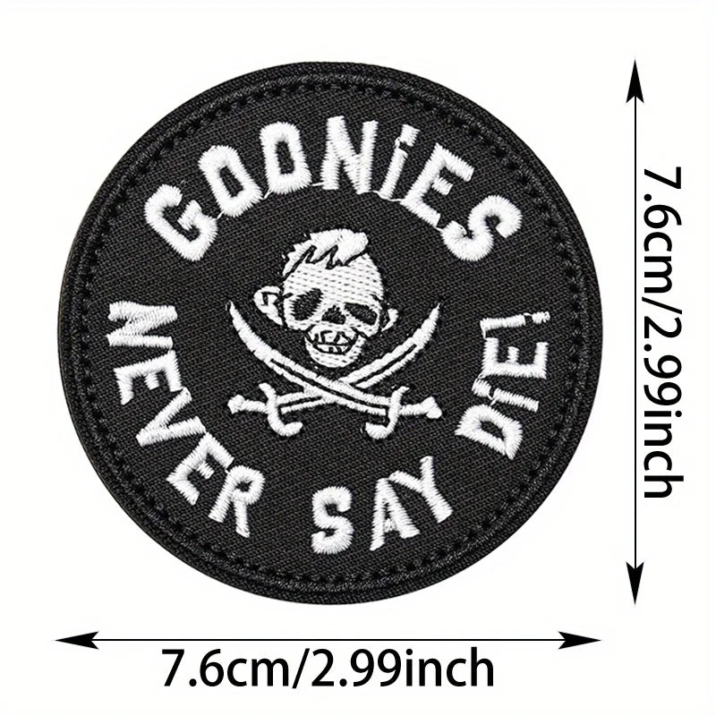 GOONIES NEVER SAY DIE Funny Meme Patch