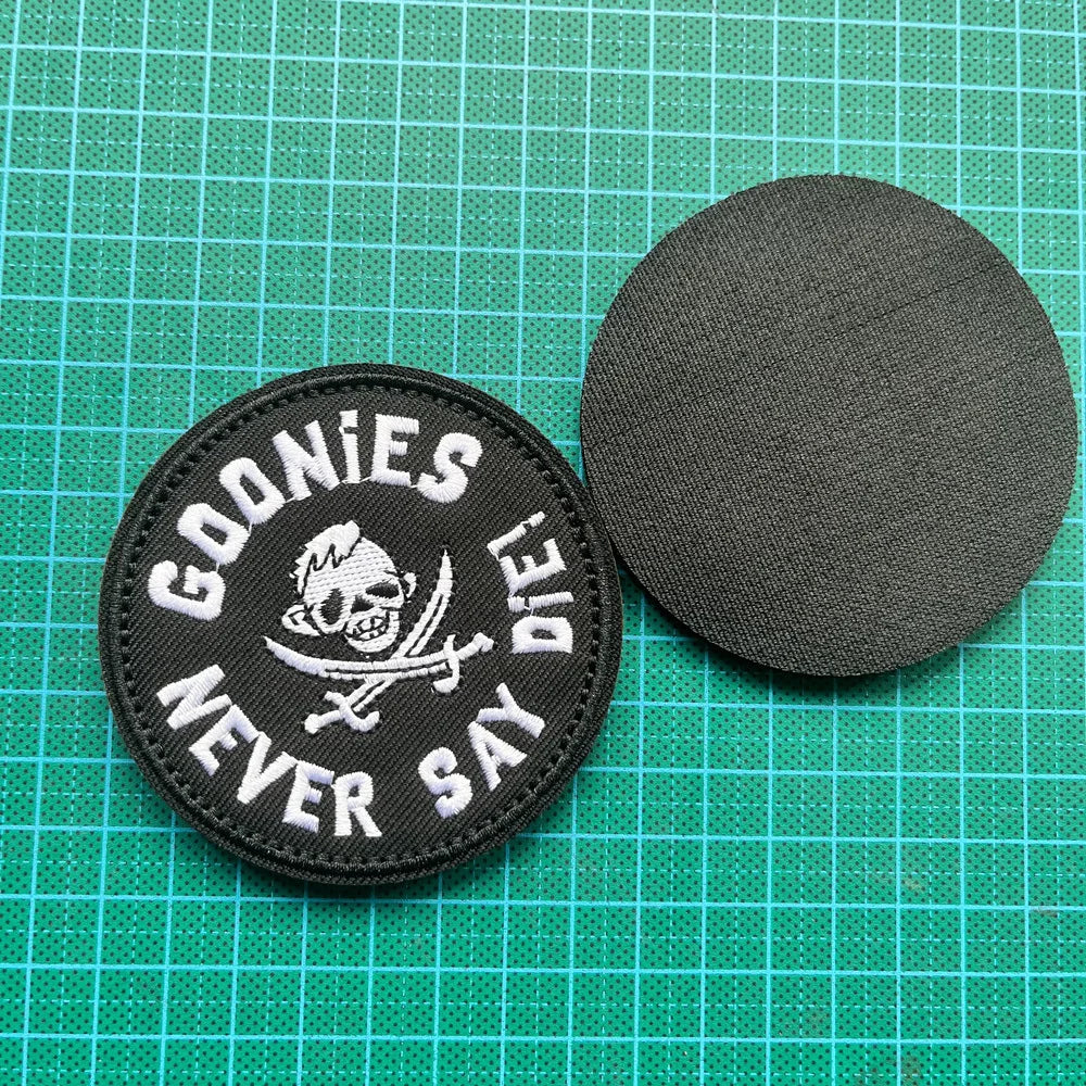 GOONIES NEVER SAY DIE Funny Meme Patch