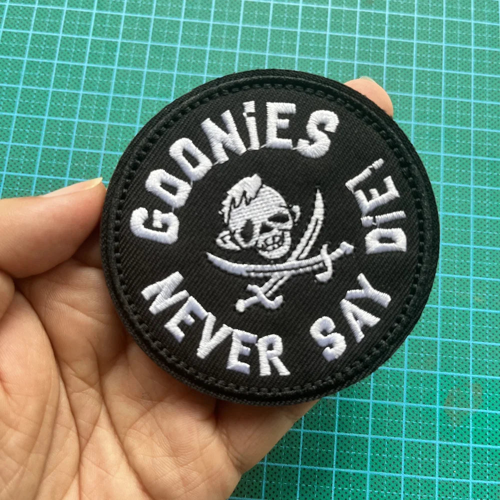 GOONIES NEVER SAY DIE Funny Meme Patch