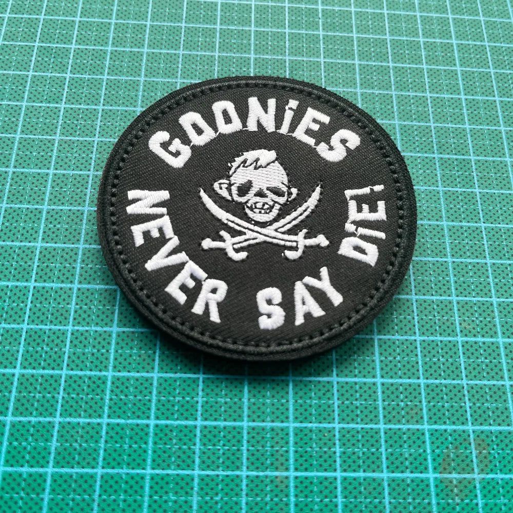 GOONIES NEVER SAY DIE Funny Meme Patch
