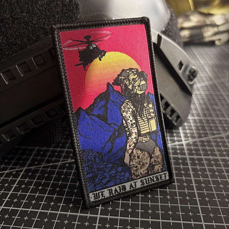 Tactical Girl Tactical Patch We Raid At Sunset Morale Patch