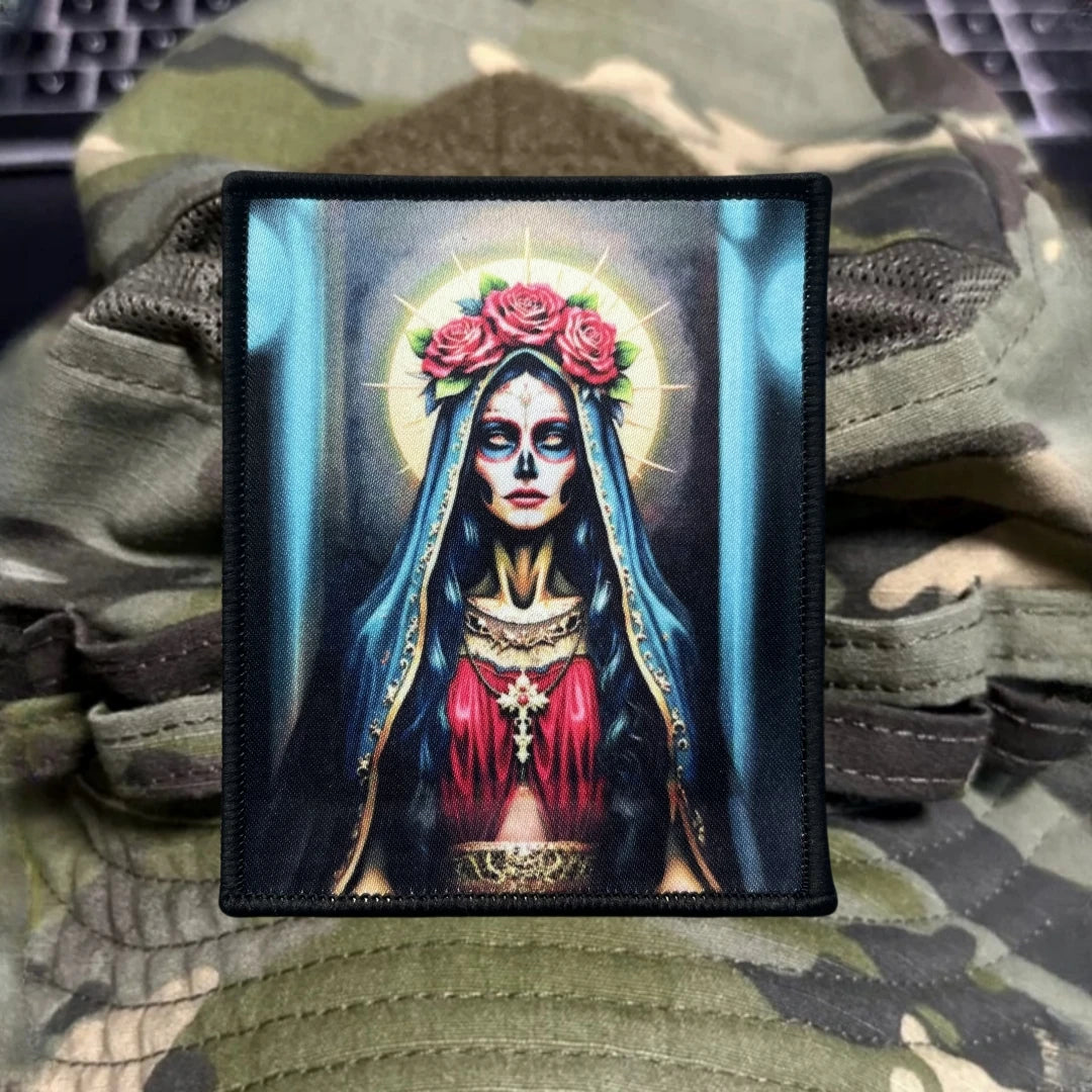 Santa Muerte Printed Patches