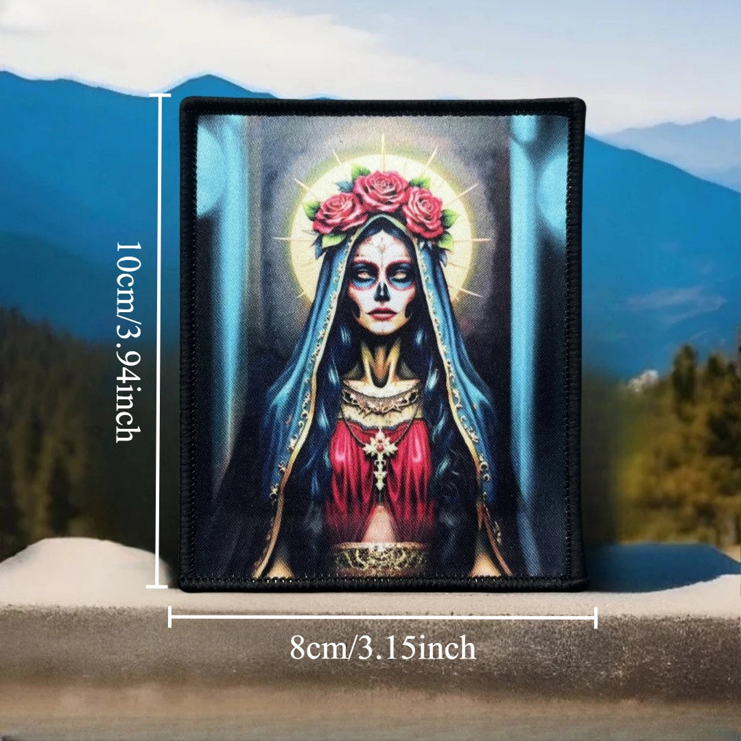 Santa Muerte Printed Patches