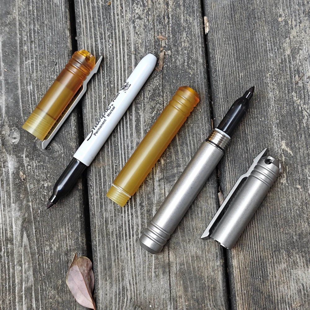 EDC Ultem Imported PEI Titanium Alloy Pen With Collection Writing Multi-functional Portable Outdoor EDC Tools