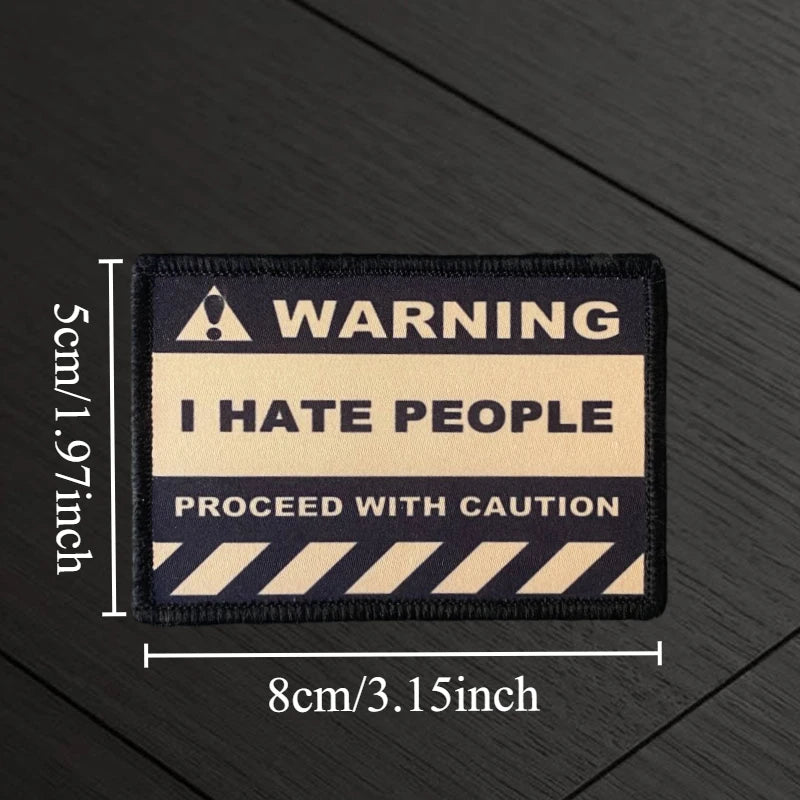 Warning I Hate People Patch