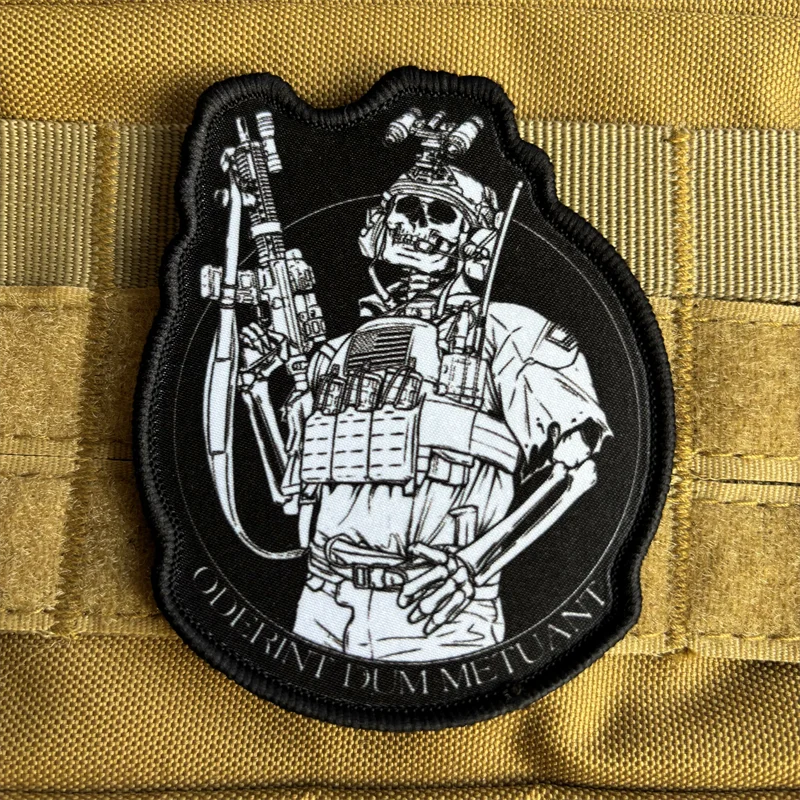 Patriotic Skull Soldier Tactical Patch
