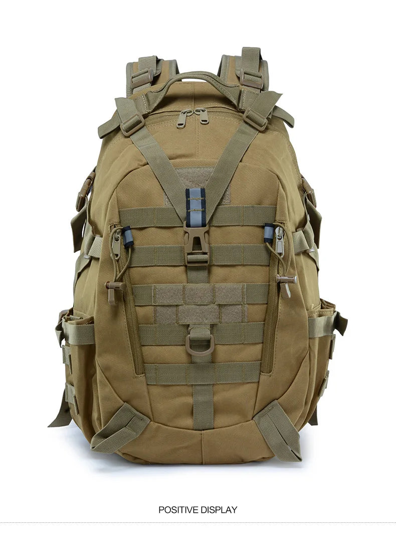 TrailMaster 40L: Men's Tactical Camping Backpack