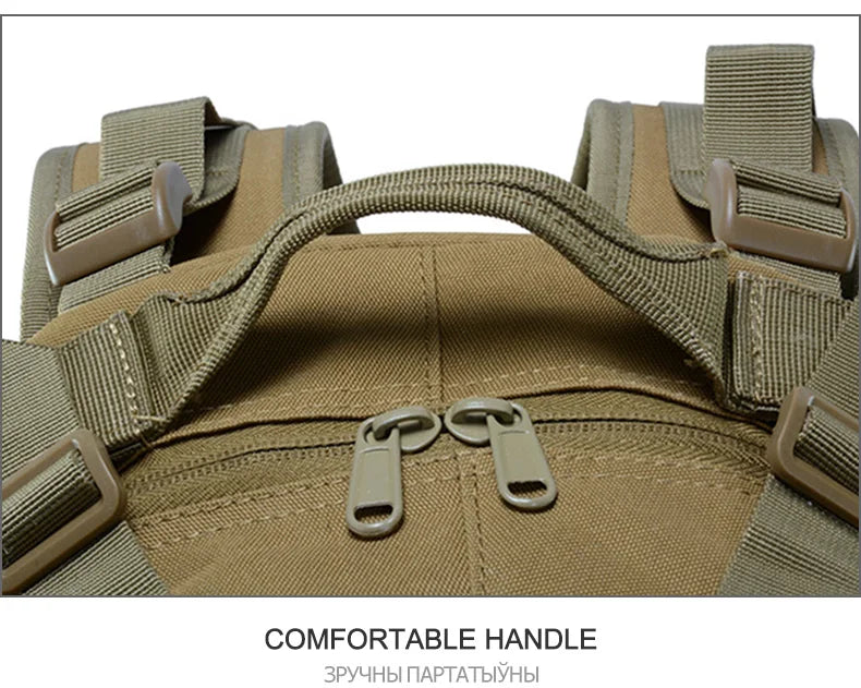 TrailMaster 40L: Men's Tactical Camping Backpack