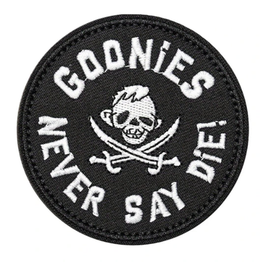 GOONIES NEVER SAY DIE Funny Meme Patch