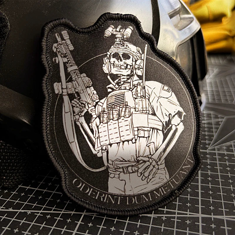 Patriotic Skull Soldier Tactical Patch