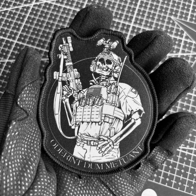 Patriotic Skull Soldier Tactical Patch