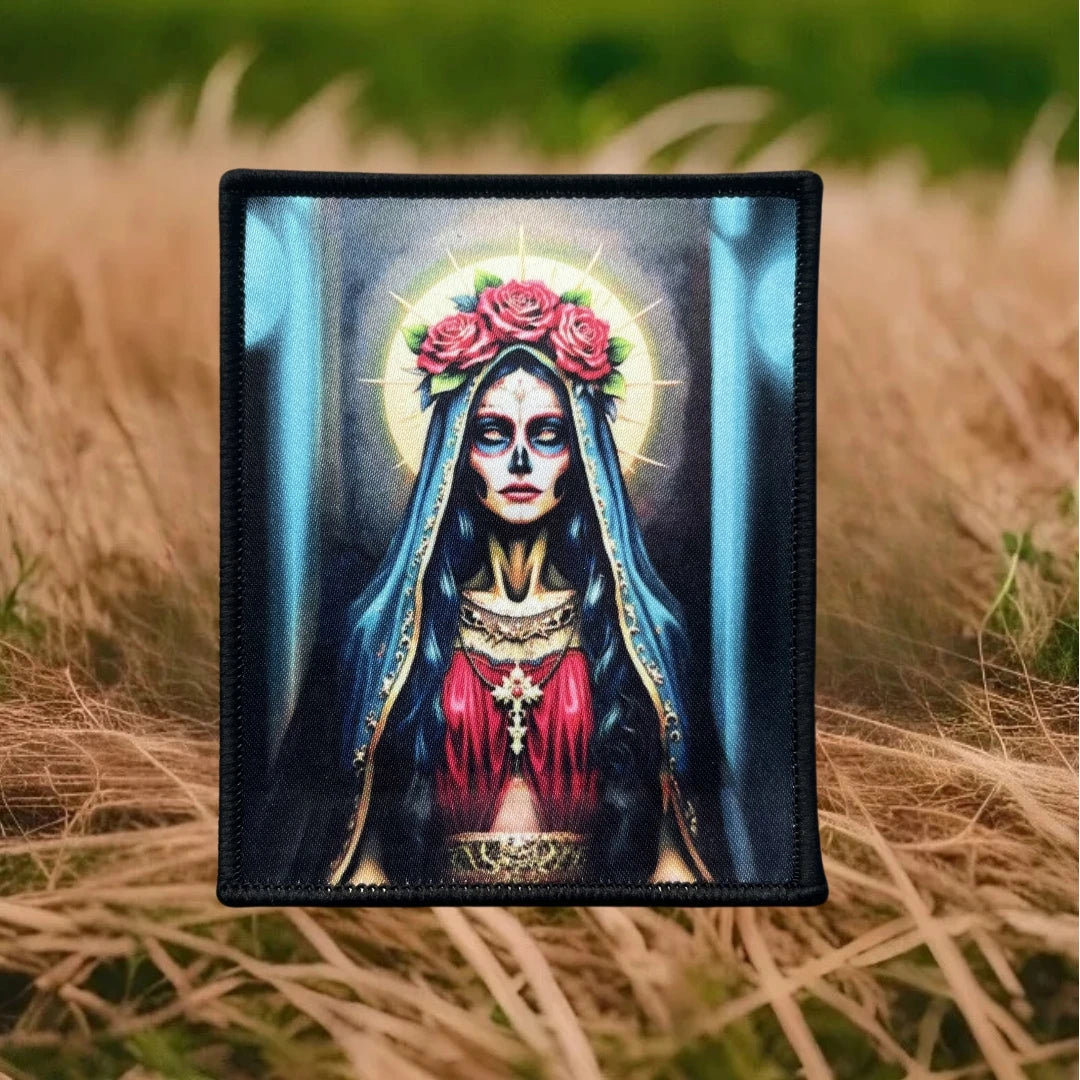 Santa Muerte Printed Patches