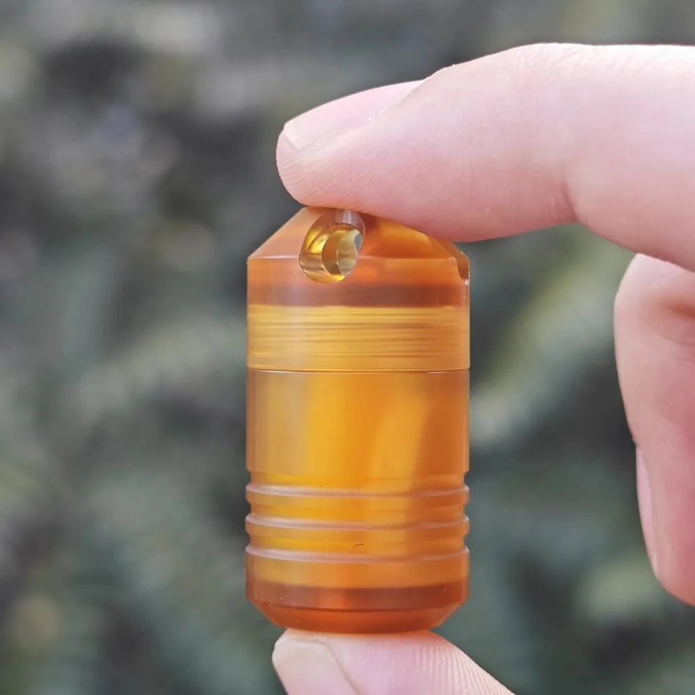 ULTEM Titanium Waterproof Pill Bottle