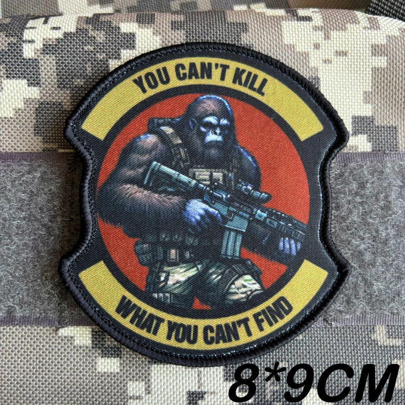Army Infantry Tactical Patch Dangerous Old Man Printing Patches Hook