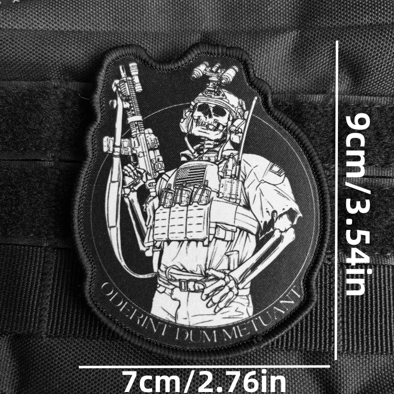 Patriotic Skull Soldier Tactical Patch