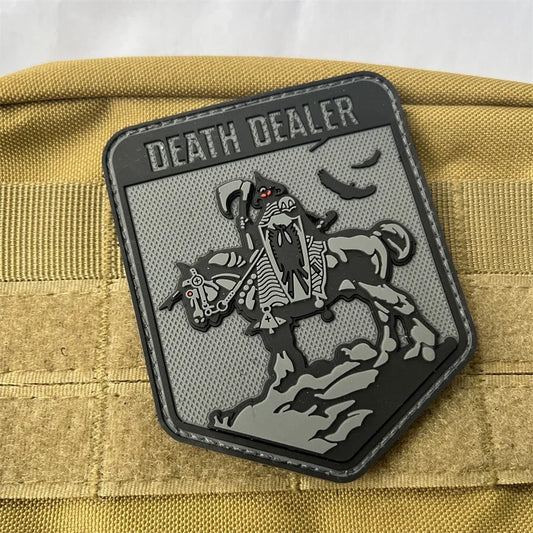 Death Dealer 3D PVC Hook and Loop Patches