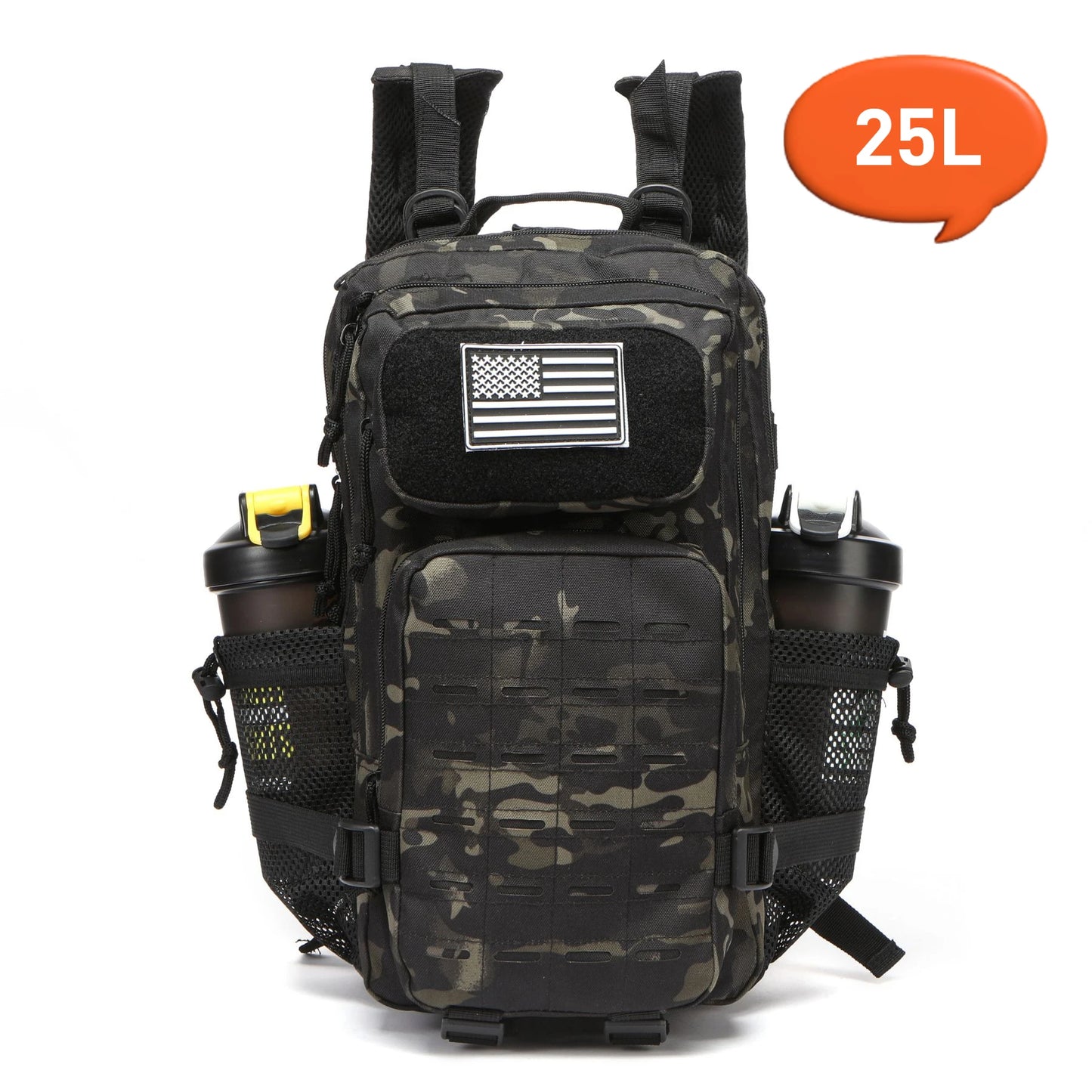 TactiHunt Backpack with Bottle Holders